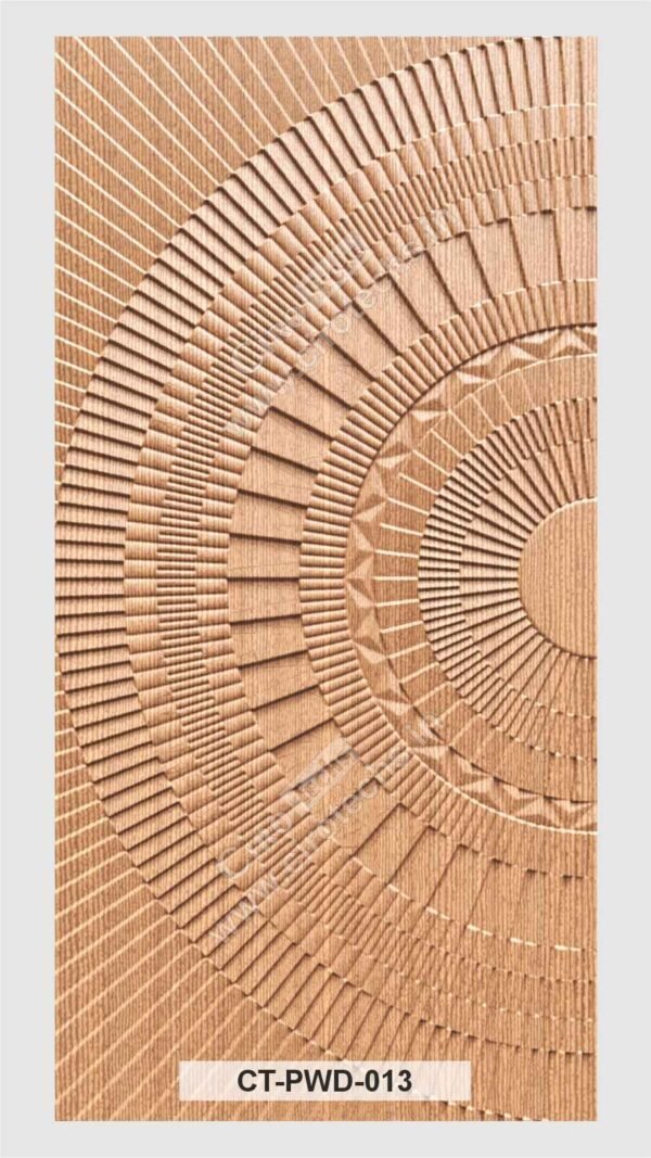 3D CNC Wall Panel Design – CT-PWD-013 Geometric Pattern