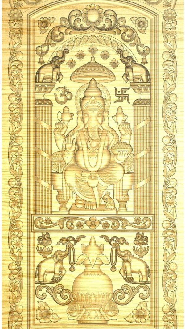 3D Door Ganesh ji
